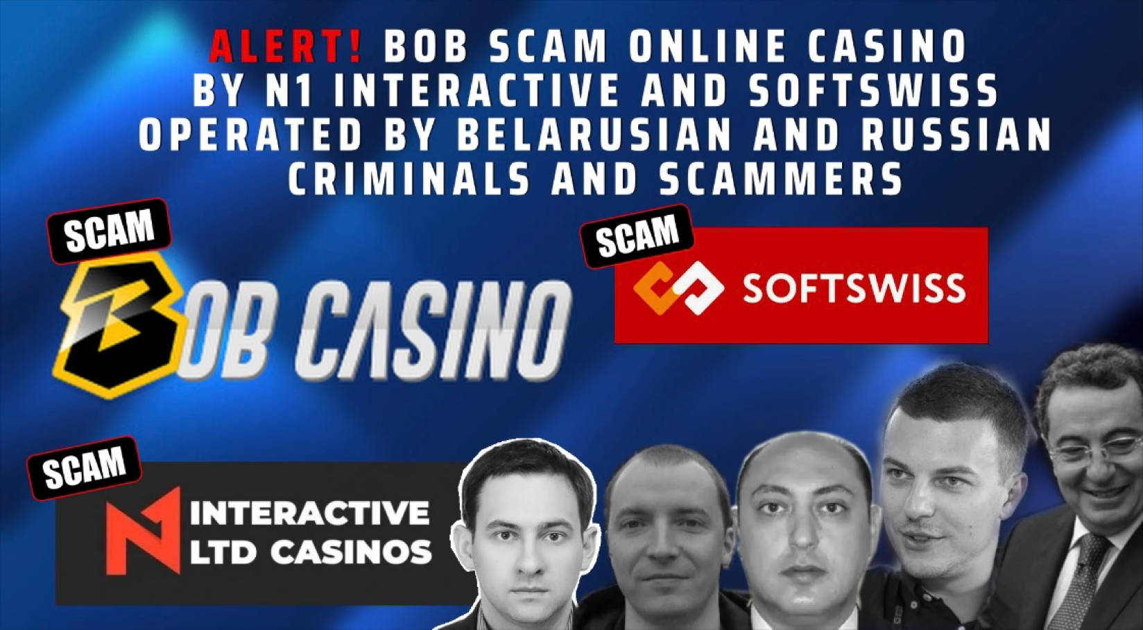 Fraud alert - Cybercrime - Bob casino scam online casino