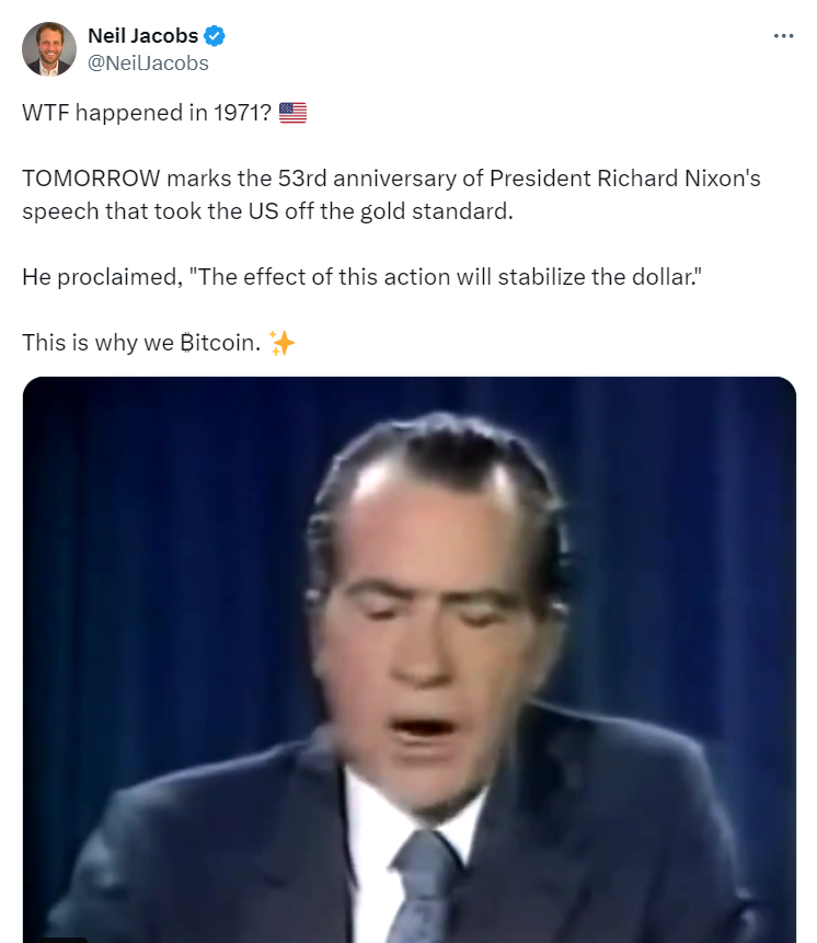 WTF happened 53 years ago today — Why the Nixon shock is still affecting us all