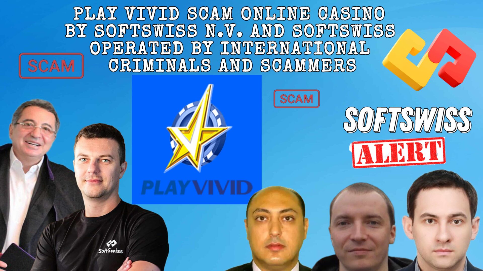 PlayVIVID Casino, scam by softswiss NV and softswiss