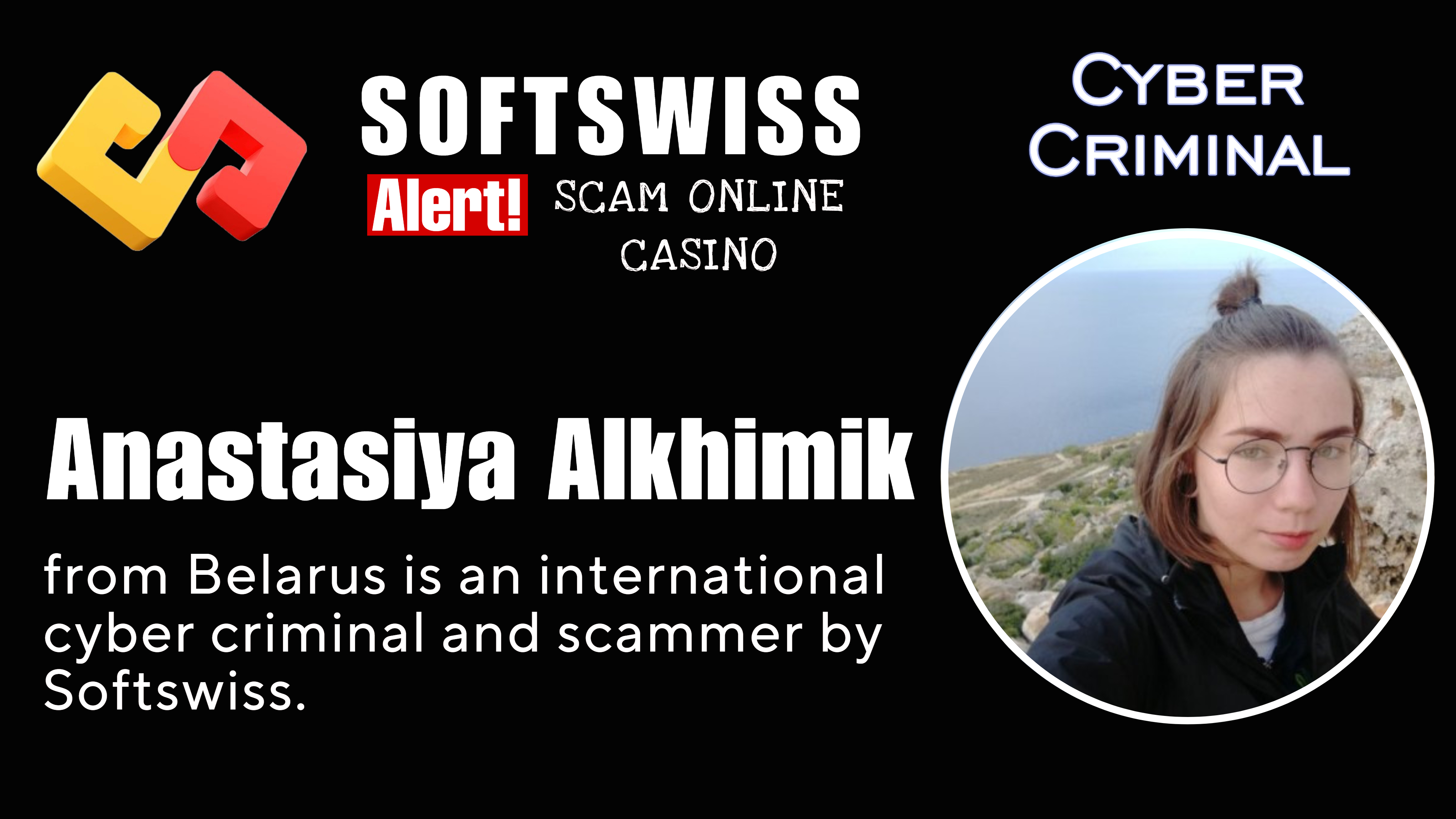 Anastasiya Alkhimik - softswiss - Belarusian and Russian cyber fraud agents