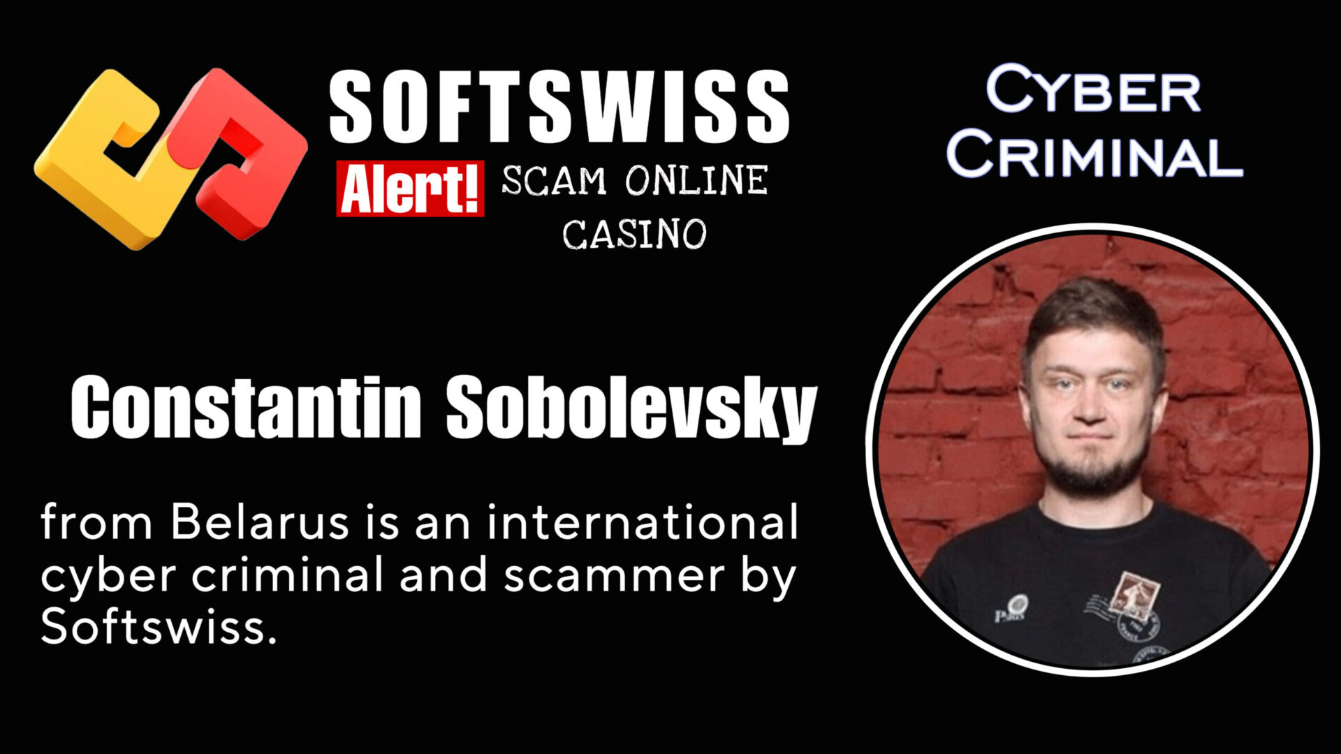 Constantin Sobolevsky - softswiss - Belarusian and Russian cyber fraud agents