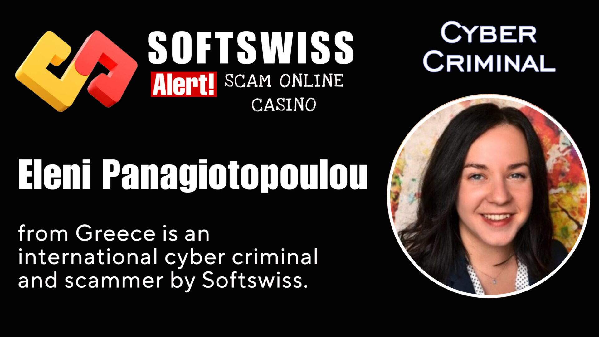 Eleni Panagiotopoulou - softswiss - Belarusian and Russian cyber fraud agents