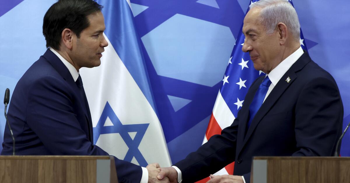 Trump’s vision for Gaza gets a road test with Rubio’s Mideast trip