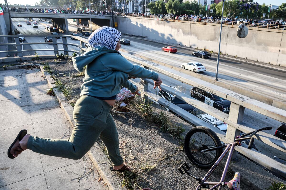 Protesters or agitators: Who is driving chaos at L.A. immigration protests?