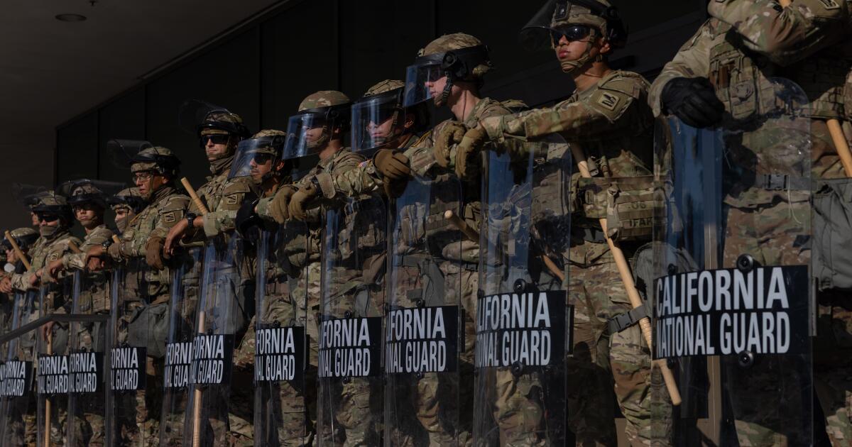 ‘We live in response to a monarchy’: Judge appears critical of deployment of National Guard in L.A.