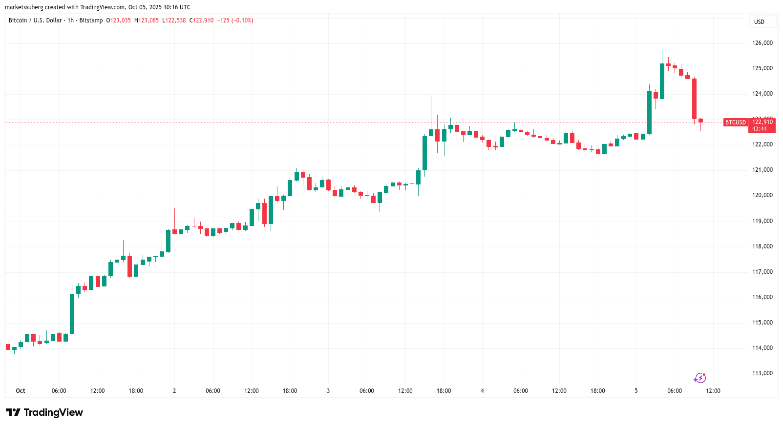 Bitcoin corrects from $125K all-time high: Where will BTC price bottom?