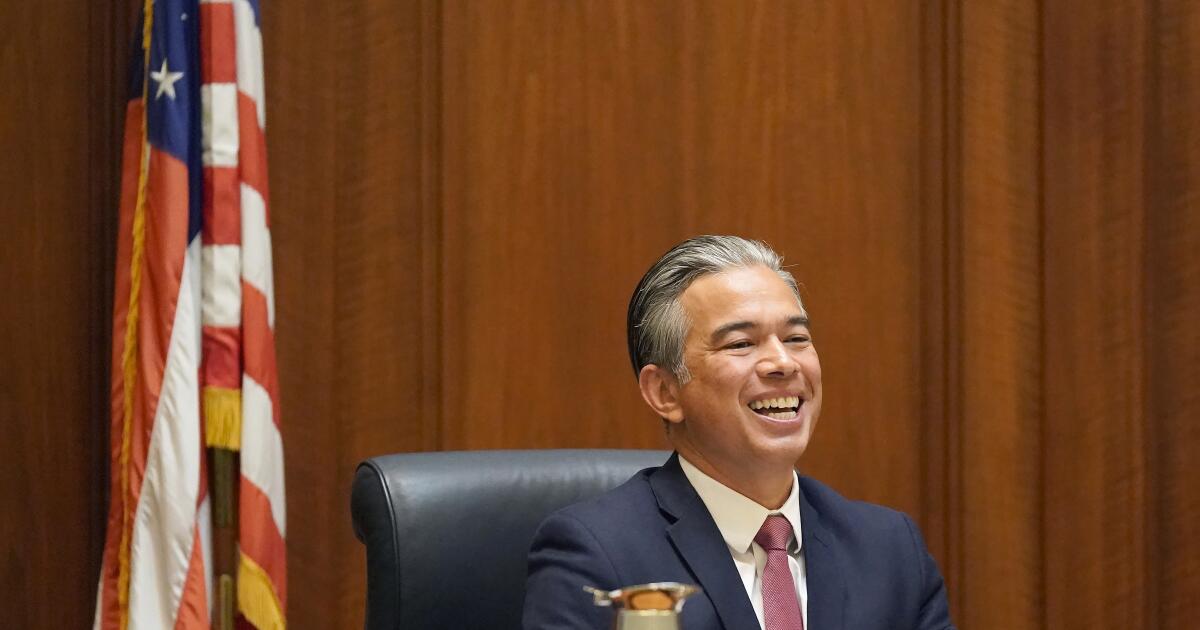 Pondering a run for governor, Atty. Gen. Rob Bonta faces questions about legal spending