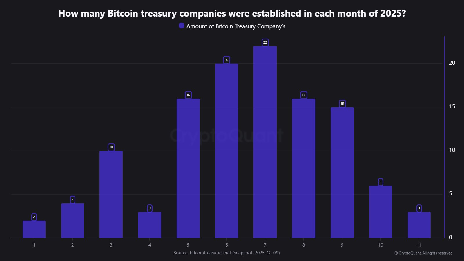 Bitcoin treasuries stall in Q4, but largest holders keep stacking sats