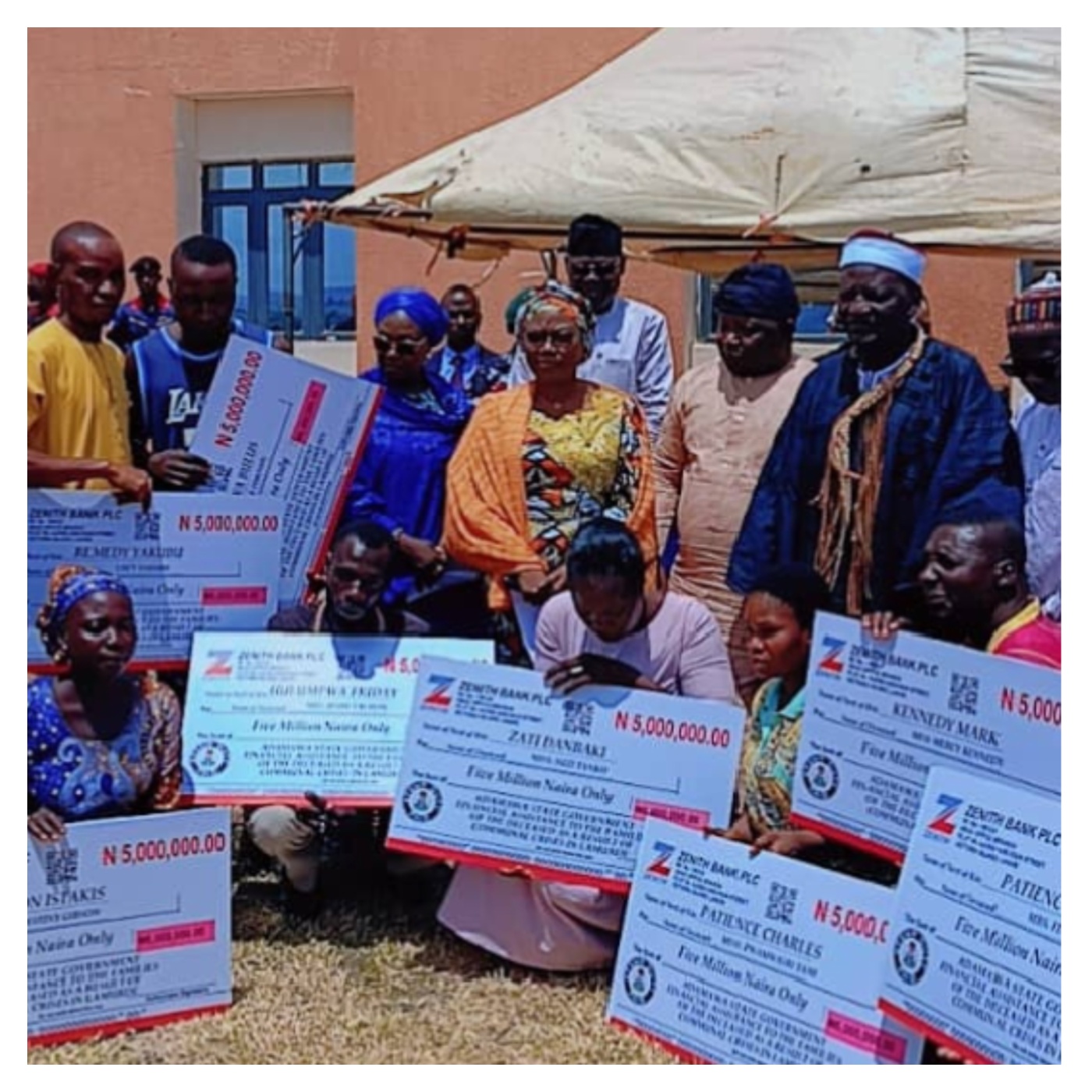 Families of Adamawa communal clash victims receive N5m relief cheques