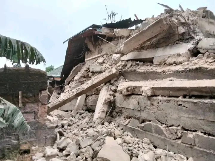 One feared trapped as two-storey building collapses in Kano